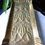 Original Art Nouveau Brass Dressing Table Pieces. Photo Frame and Repousse Tray Image 3
