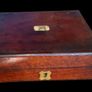 Antique Stately Home Wooden Crested Box Image 5