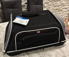 Pet carrier , dog