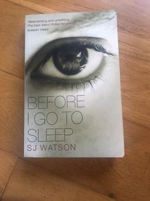 Book  before I go to sleep