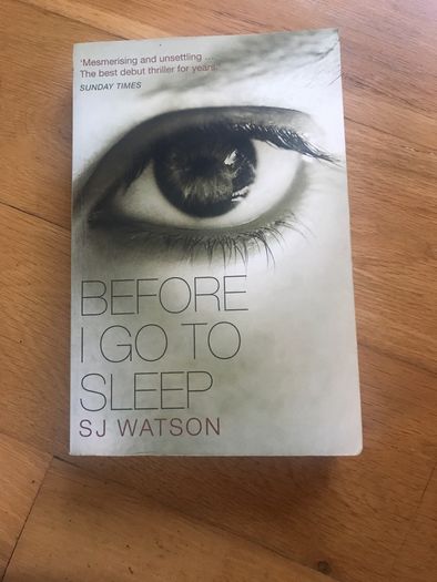 Book  before I go to sleep
