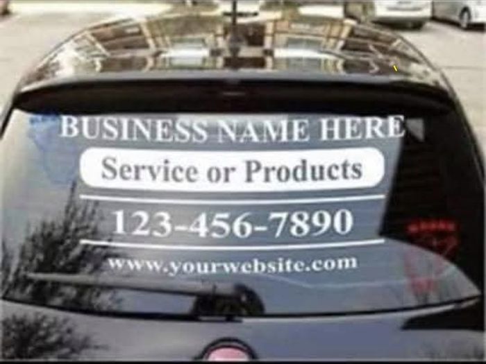 Van sign writing