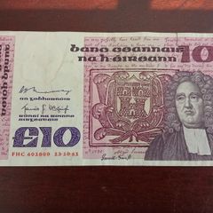 Irish 10 Pound Banknote
