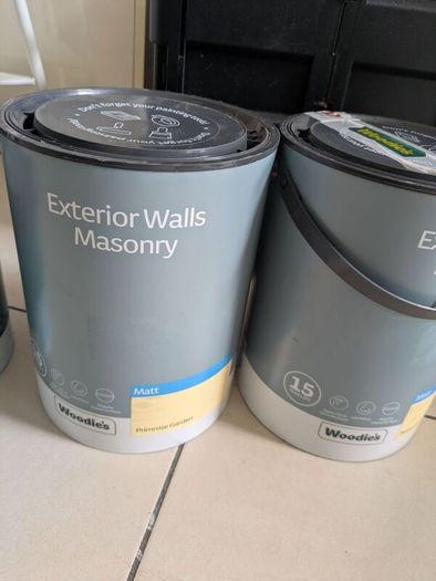 Woodie's Exterior Walls Masonry Matt Primrose Garden 5 litres