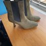 Green suede M&S ankle boots Image 2