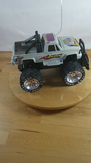 Vintage Artin Eruptor RC Monster Truck 1:14 Scale Boxed Spare Or Repair 90s