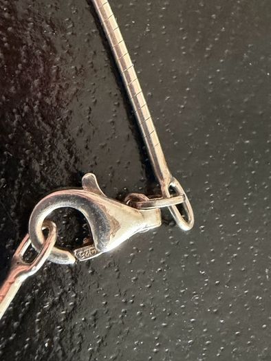 silver necklace