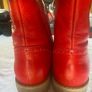 Embassy London Brick Lane red leather brogue boots size 37 Image 3