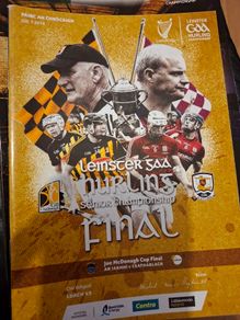 Gaa Programmes Leinster Hurling Final 2018 Galway V Kilkenny
