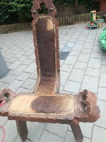 Rare Irish Folk Birthing Chair