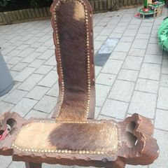 Rare Irish Folk Birthing Chair