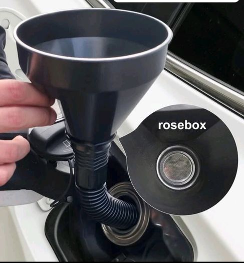 Gasoline oil etc funnel with filter