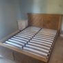 King size wooden bed frame Image 2