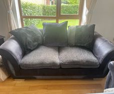 Sofa and footstool