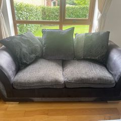 Sofa and footstool