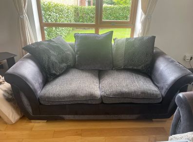 Sofa and footstool