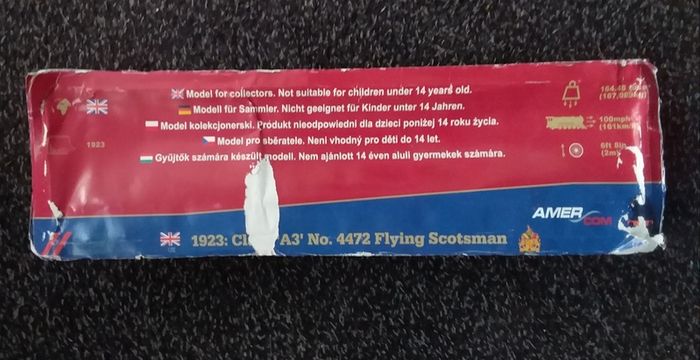 Amercom : 1923 - Class 'A3' No.4472 Flying Scotsman - Model Train