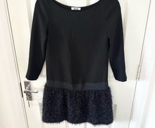 Moschino Designer Black Mini Dress