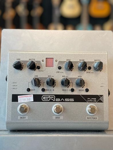 GR Bass Preamp Over Drive pedal