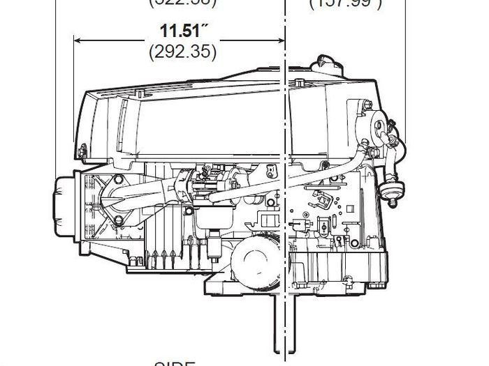 Briggs & Stratton 19hp Engine Ride On Mower 540cc