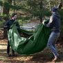 Green Tarpaulin Sheet 1.2m x 1.8m (Cut-Size) Lightweight PE Plastic Tarp 80gsm Water-Resistant Ground Sheet Multipurpose Small Tarpaulin Covers used for Garden Furniture Shed Camping (4ft x 6ft) Image 6