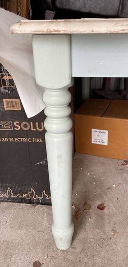 Solid pine dining table