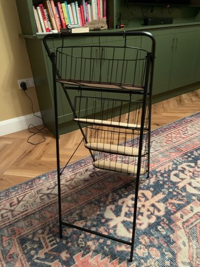 Large 3 Tier Storage / Plant Stand | Metal & Wood (Like New)