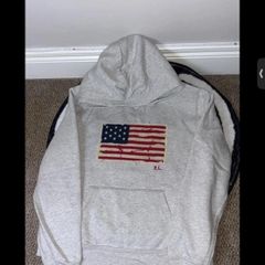 Polo Ralph Lauren Kids American Flag Logo Hoodie