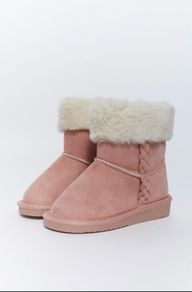 S'fera girls "Ugg" style boots  Size EU24/ UK 7 EUC