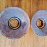 American Art Pottery Candle/Tea light Holders x 2 Image 3