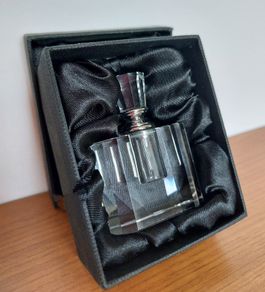 Vintage Art Deco Style Crystal Perfume Bottle
