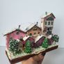 Handcrafted wooden village! Image 2