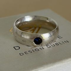925 Sapphire Silver Ring