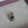 Pandora sterling silver & purple amethyst tied together charm very good condition Image 3