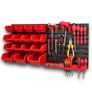 Wall Organiser With Parts Bins Hooks Tools Storage Image 2