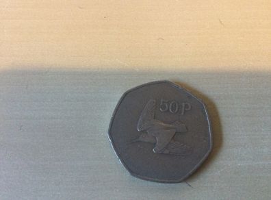 Irish 50p coin 1981