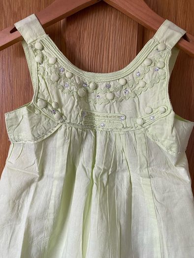 Brand new Girl's Lime Cotton Summer Dress | Size 6 years
