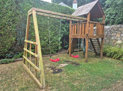 Free Climbing Frame and Swing Set