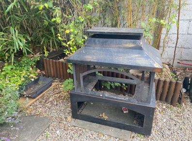 garden  wood burner