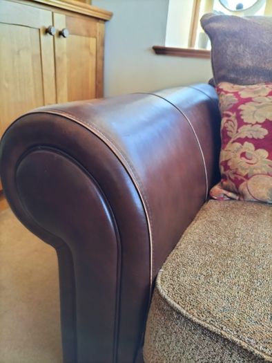 Pair of Couches + Cushions Set