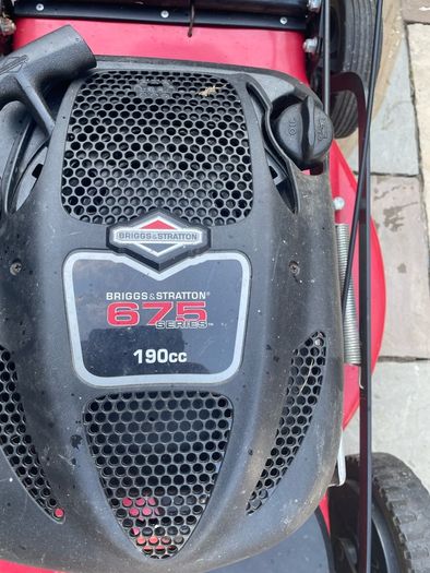 petrol lawnmower
