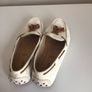 Ladies Gabor White leather Moccasins Size 7 Image 3