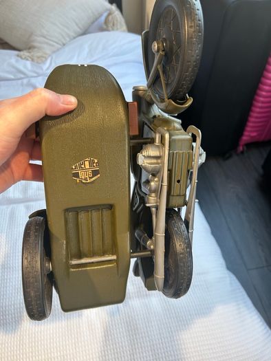 Action man side car bike