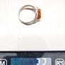 Sterling Silver And Natural Baltic Cognac Amber Ring Image 8