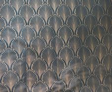 Navy/silver black out curtains, perfect condition