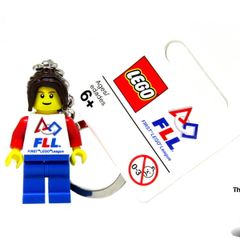 Lego First Lego League FLL Key Chain Female Version Rare And Hard To Find Not Many Around Year Released 2011