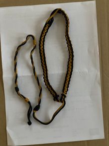 Vintage shoulder lanyard cord scouts Ireland x 2