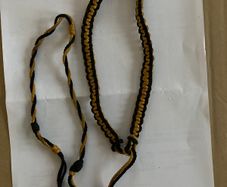 Vintage shoulder lanyard cord scouts Ireland x 2