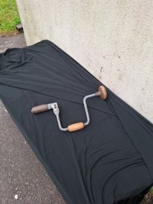 Vintage tool hand drill possible to post