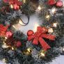 Wreath approx 50 cm .Needs new lights 10 euro Image 2